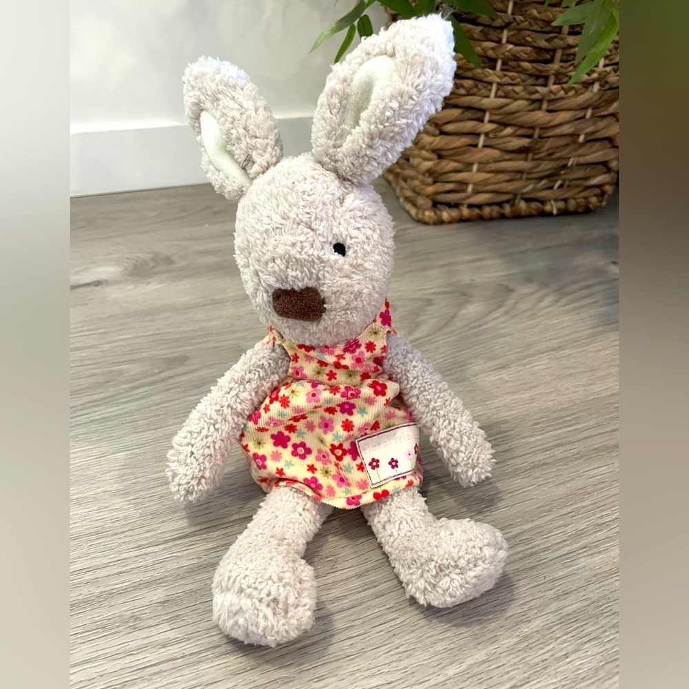 Rare - JELLYCAT Beatrice Floral Friends Bunny Stuffed Plush Toy 10”